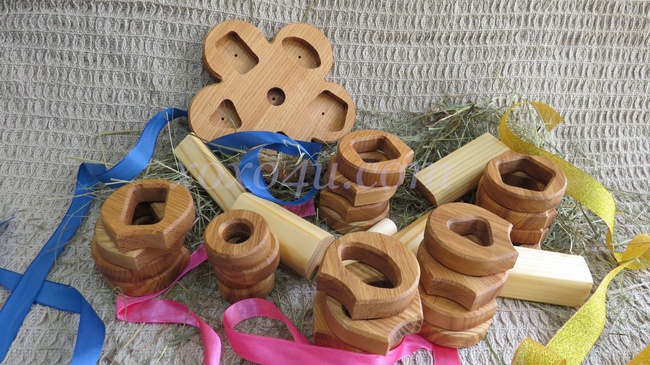 Пирамидка – сортер “Ромашка”