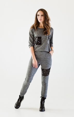 КОМБИНЕЗОН ЖЕН. С ПАЙЕТКАМИ (Ф/П)