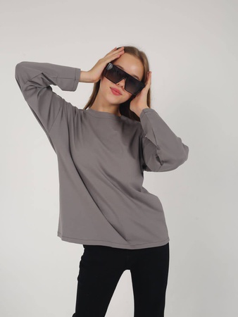 Лонгслив для девочек базовый