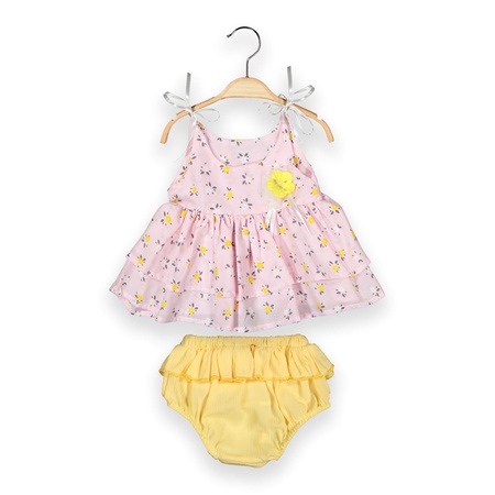 Wholesale 2-Piece Baby Girls Set 6-24M %80 Cotton %20 Polyester