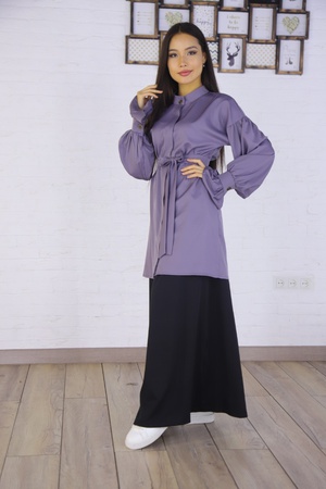 Etek kalitesine sahip iki parçalı kadın gömlek 💯%