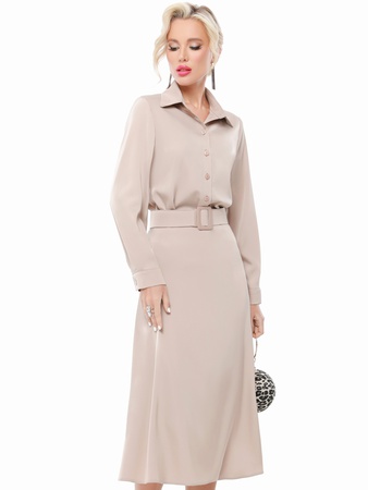 Офисный летний костюм с юбкой