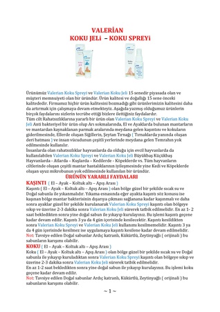 ВАЛЕРИАН - Гель для ног