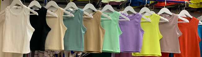 Майка базовая в рубчик