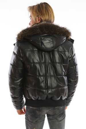 Leather jacket for men - Regular Fit