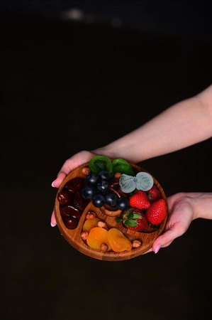 Менажница из дерева/бук, берёза, ясень, дуб, карагач