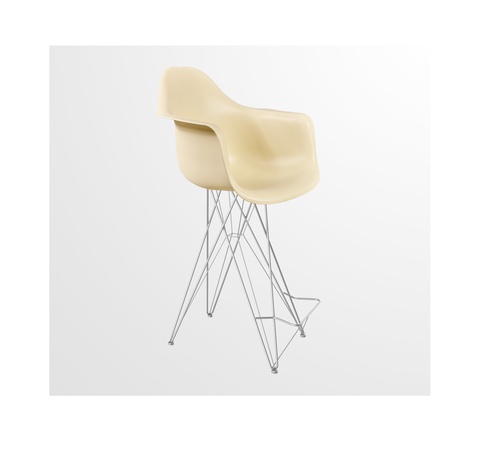 Metal çerçeve üzerinde bar sandalyesi SHT-ST7-S66