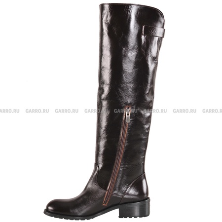 Сапоги 1262 чёрные, натуральная кожа