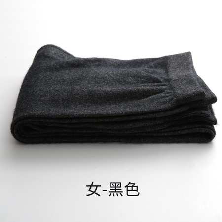 Sonbahar ve kış yeni erkek kaşmir pantolon ince dikişsiz kadın elastik ince saf kaşmir pantolon örme tozluk