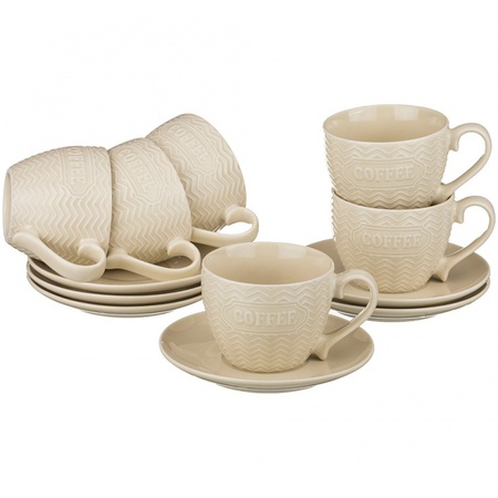 Чайный набор на 6 персон 300мл (12пр) *6 (Арти-М)