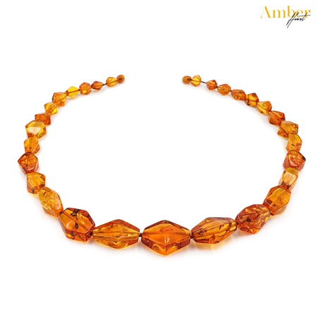 Amber kristal boncuklar