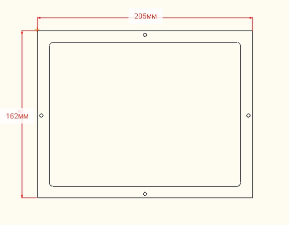 Рамка для номера мотоцикла