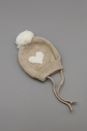 ТРИКОТАЖ С УЗОРОМ СЕРДЦЕ BABY Bean