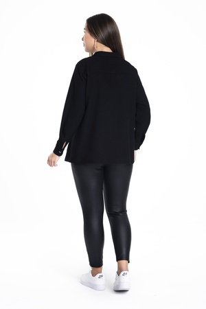 Büyük Beden Fermuarlı Spor Ceket