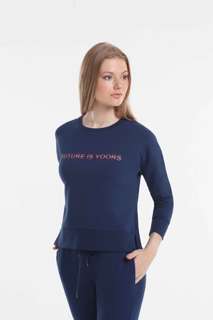 повседневные брюки Свободные брюки и свитшот с длинным рукавом Se