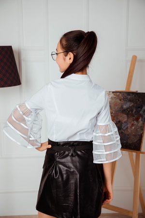 Школьная подростковая блузка