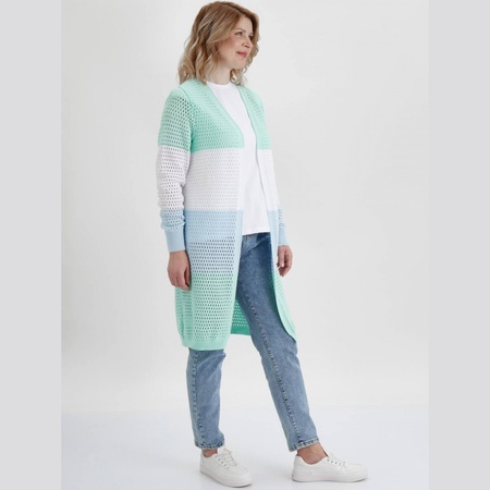 女式开衫 Una 绿