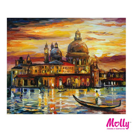 Картина по номерам Афремов. Золотое небо Венеции
