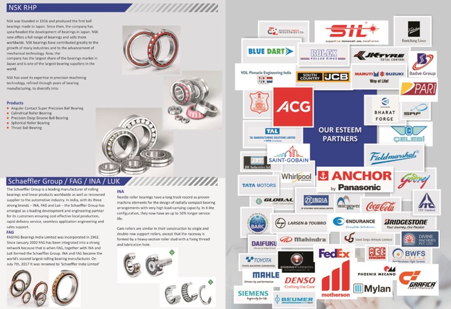 Валы из твердого хрома, Подшипники, Шариковые передаточные устройства, Ролики, Направляющие LM, Шариковый винт, Прецизионные подшипники