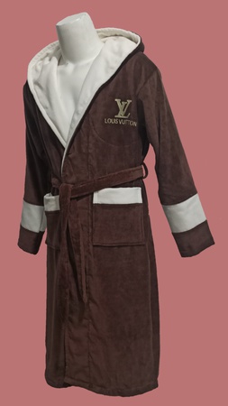 Бархатные халаты с двойным капюшоном