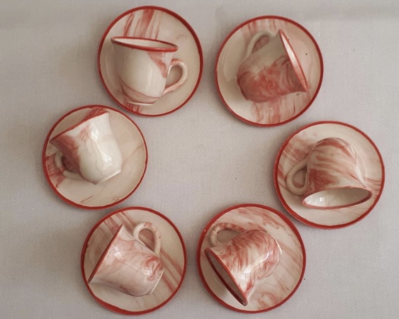 Керамический кофейный сервиз