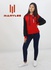 Wholesale knitted hoodies for women with print (click-print)