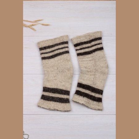 Наколенники бежевый длина 40 см