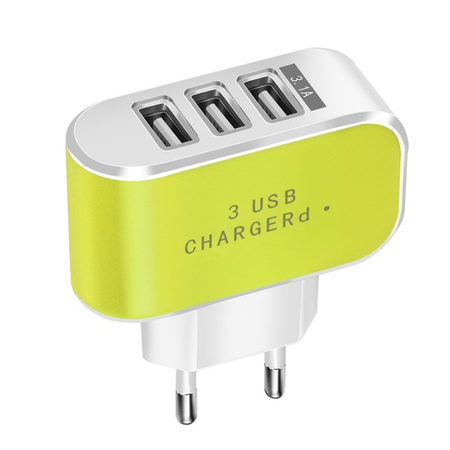 Işıklı USB 3 Bağlantı Noktalı Şarj Cihazı