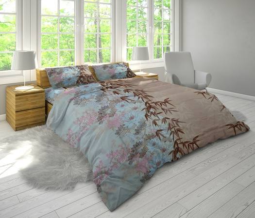 Двуспальное постельное белье (со швом)