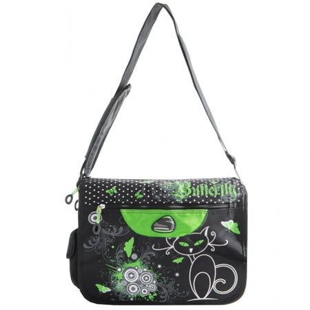 Сумка HS-13103A Цвет: черно/салат