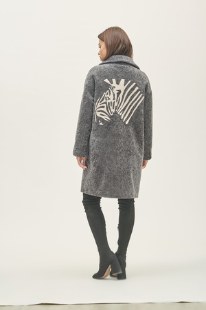 Пальто женское Silverfox модель 807 Серый