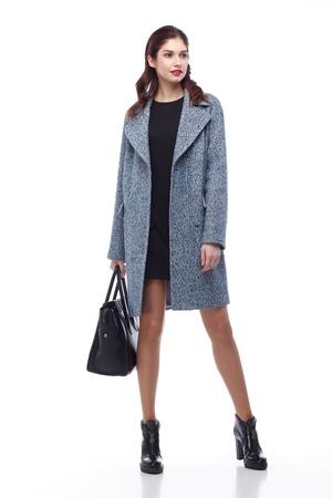 Пальто Лора, твид Италия