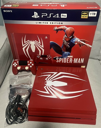 Sony PlayStation 4 PRO Marvels Spiderman 1TB