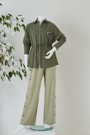 Туника на молнии / лайкра