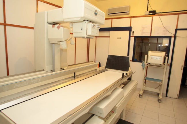 Tıbbi bir klinik için ekipman.