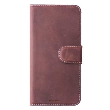 Кожаный чехол с коричневым чехлом для iPhone.