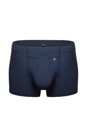 Боксеры темно-синие, закрытая резинка