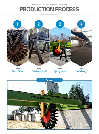 Çarklı Tip Gübre Kompost Çevirici