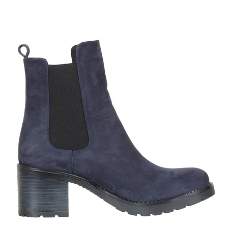 Женские ботинки, натуральный нубук <G7164>