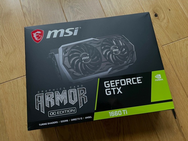 Графические карты MSI NVIDIA GeForce GTX 1660 Ti ARMOR 6G OC