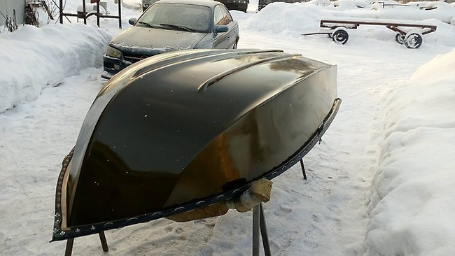 Лодка вёсельно-моторная Язь 3-х местная