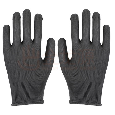 Рабочие перчатки с ПВХ волнами и точками