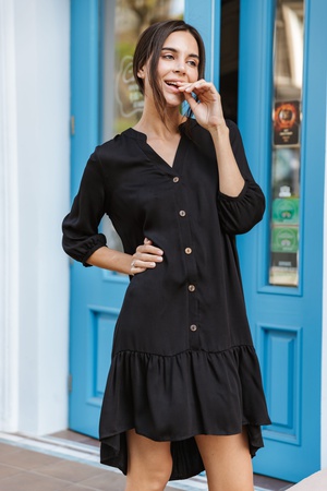 Платье из штапеля