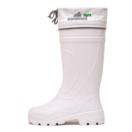 NORDMAN LIGHT BOOTS WITH FUR AND CUFF WHITE