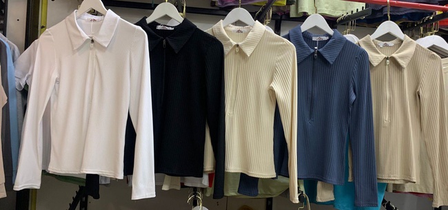 Поло с длинным рукавом