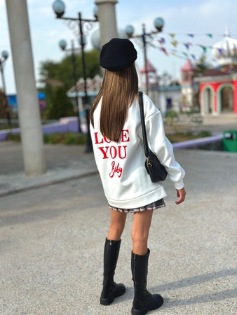 Свитшоты I love you baby ❤️