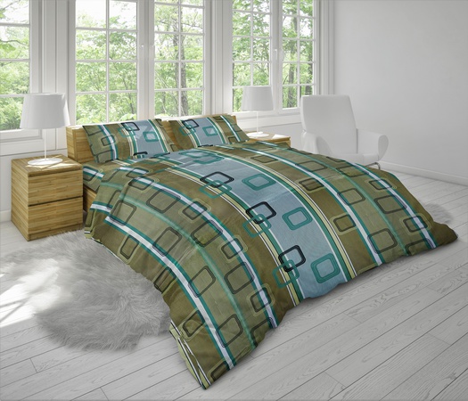 Double bed linen (with seam)