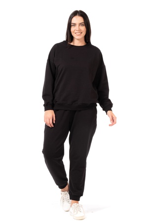 Толстовка с круглым вырезом