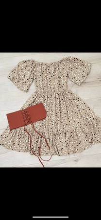 Платье крестьянка