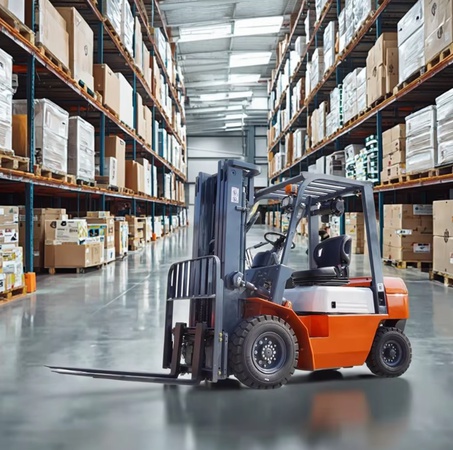 1-3 Tonnen Lithium Elektro Gabelstapler 3-7 m Hubhöhe Lager Hochhubwagen mit Vollreifen